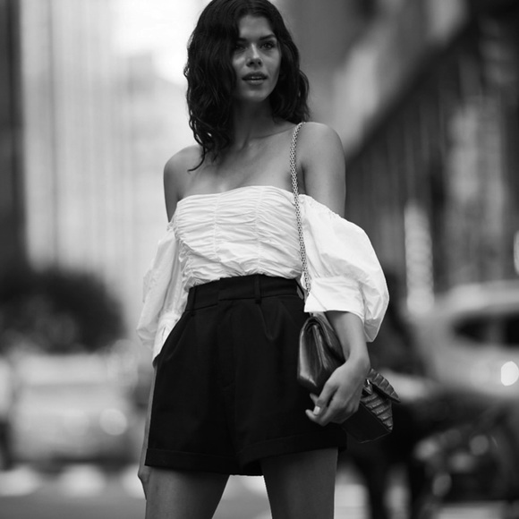 SOLD. NWOT Georgia Alice Puff Sleeve Top - Picture 3 of 7